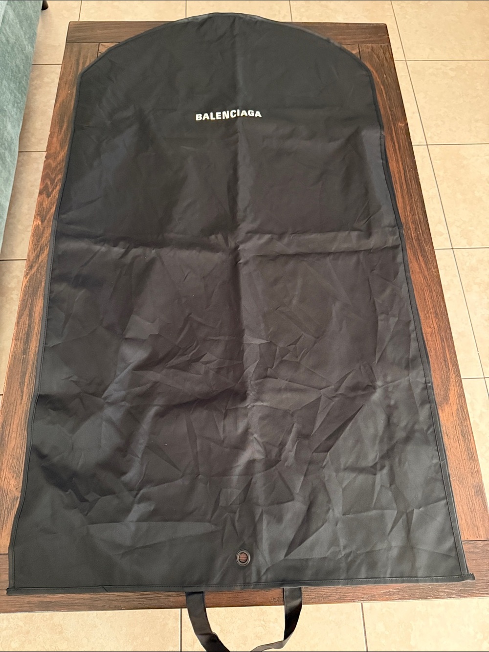 Balenciaga Authentic Black Garment Bag Suit Travel Bag